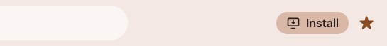 The install icon in the address bar